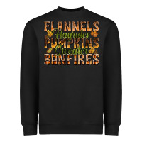 Black Flannels Hayrides Pumpkins Heavyweight Sweatshirt - texasbilliewilder