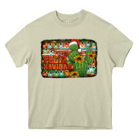 Mossy feliz navidad merry christmas cactus Heavy Core Tee - Jasminsmagicworld