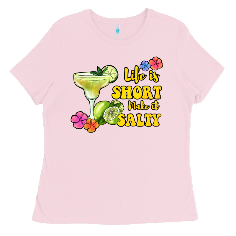 Life Is Short Make It Salty Ladies Tee by Jasminsmagicworld | Teevron