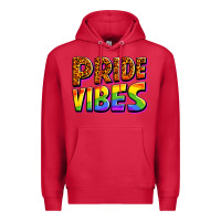Cardinal pride vibes Premium Hoodie - OliviaCreatesArt