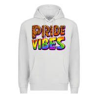 Dove Grey pride vibes Premium Hoodie - OliviaCreatesArt