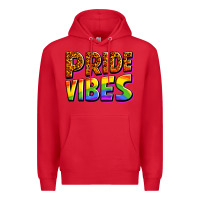 Red pride vibes Premium Hoodie - OliviaCreatesArt