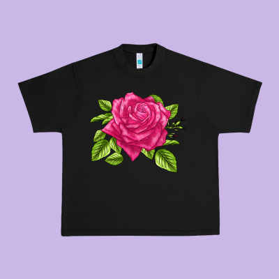 Perfume Delight Rose Urban Heavy Tee Designed By Lillyallendesigns