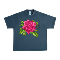 Midnight Navy Perfume Delight Rose Urban Heavy Tee - LillyAllenDesigns