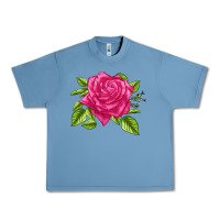 Pebble Blue Perfume Delight Rose Urban Heavy Tee - LillyAllenDesigns