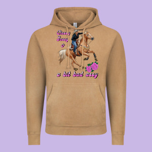 Classy Sassy & A Bit Bad Assy Vintage Hoodie Designed By Ranaportraitstore