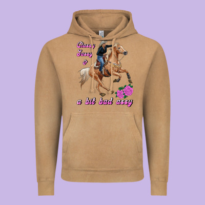 Classy Sassy & A Bit Bad Assy Vintage Hoodie Designed By Ranaportraitstore