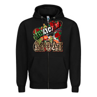 Black Mexican Mom Mexico Zipper Hoodie - HowdyJamesFarm