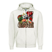 Oatmeal Heather Mexican Mom Mexico Zipper Hoodie - HowdyJamesFarm