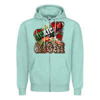 Seafoam Mexican Mom Mexico Zipper Hoodie - HowdyJamesFarm