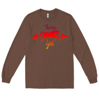 Chestnut Horse Girl Long Sleeve Tee - Bettercallsaul