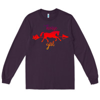 Plum Horse Girl Long Sleeve Tee - Bettercallsaul