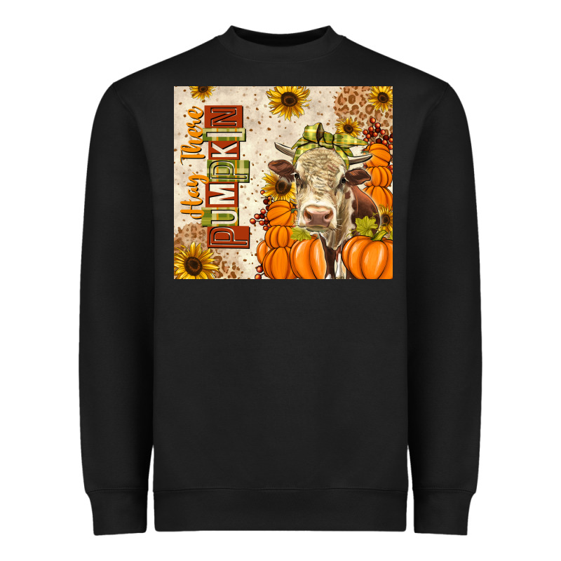 Fall Hay There Pumpkin Heavyweight Sweatshirt by texasbilliewilder | Teevron
