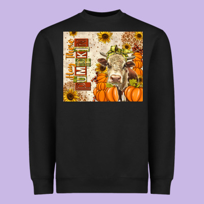 Fall Hay There Pumpkin Heavyweight Sweatshirt Designed By Texasbilliewilder