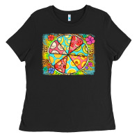 Black fruit plate Ladies Tee - Jasminsmagicworld