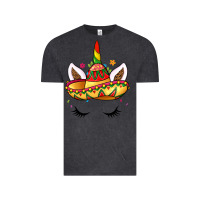 Vintage Black unicorn and sombrero Vintage Tee - LillyAllenDesigns