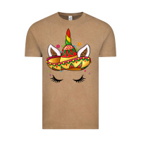Vintage Coffee unicorn and sombrero Vintage Tee - LillyAllenDesigns