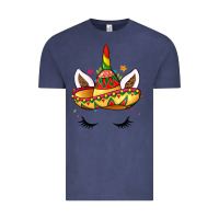 Vintage Denim unicorn and sombrero Vintage Tee - LillyAllenDesigns