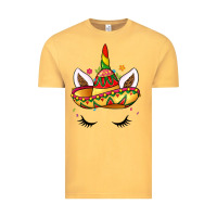 Vintage Mustard unicorn and sombrero Vintage Tee - LillyAllenDesigns