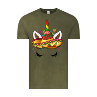 Vintage Olive unicorn and sombrero Vintage Tee - LillyAllenDesigns