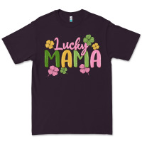 Plum lucky mama Premium Tee - MaliasSmallBusiness