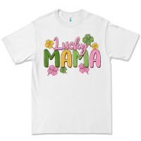 White lucky mama Premium Tee - MaliasSmallBusiness