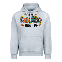 Heather Grey oh my gourd i love fall Urban Hoodie - CowhideDigitalArt