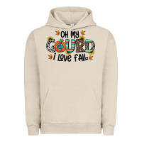 Pigment French Oak oh my gourd i love fall Urban Hoodie - CowhideDigitalArt