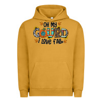 Pigment Peanut Butter oh my gourd i love fall Urban Hoodie - CowhideDigitalArt