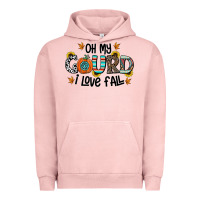 Pigment Salmon oh my gourd i love fall Urban Hoodie - CowhideDigitalArt