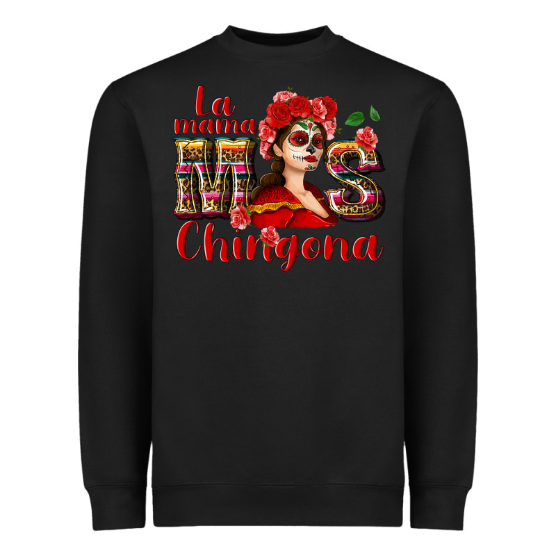 La Mama Mos Chingona Heavyweight Sweatshirt by NancyCooperArtShop | Teevron