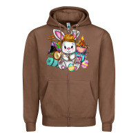 Chestnut Easter Day Camper  Happy Easter Day Zipper Hoodie - CowGirlArtShop