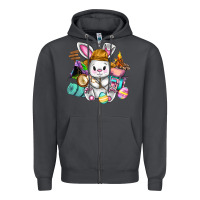 Smoke Easter Day Camper  Happy Easter Day Zipper Hoodie - CowGirlArtShop