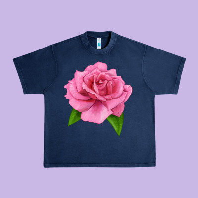 Perfume Delight Rose Urban Heavy Tee Designed By Lillyallendesigns