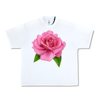 White Perfume Delight Rose Urban Heavy Tee - LillyAllenDesigns