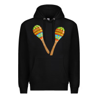 Black maracas fa element Premium Hoodie - FaDigitalArtStudio