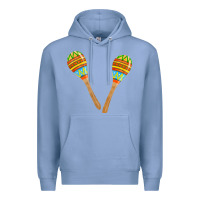 Colony Blue maracas fa element Premium Hoodie - FaDigitalArtStudio