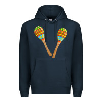 Navy maracas fa element Premium Hoodie - FaDigitalArtStudio