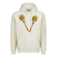 Oatmeal Heather maracas fa element Premium Hoodie - FaDigitalArtStudio