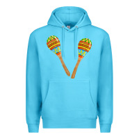 Ocean Blue maracas fa element Premium Hoodie - FaDigitalArtStudio