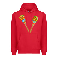 Red maracas fa element Premium Hoodie - FaDigitalArtStudio