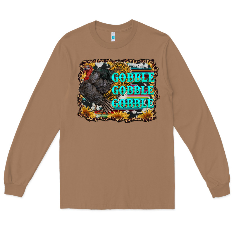 Gobble Gobble Gobble Long Sleeve Tee by RanaPortraitStore | Teevron