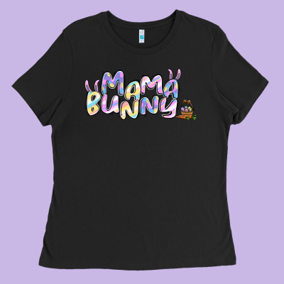 Easter Mama Bunny Ladies Tee Designed By Jasminsmagicworld