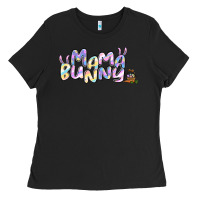Black easter mama bunny Ladies Tee - Jasminsmagicworld