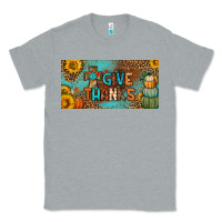 Heather Grey give thanks license plate Classic Tee - BundleAndBundleShop