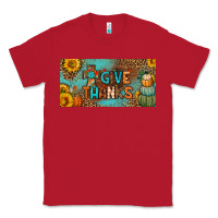 Red give thanks license plate Classic Tee - BundleAndBundleShop