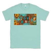 Give Thanks License Plate Classic Tee | Teevron