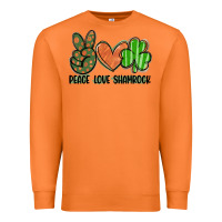 Carrot peace love shamrock Premium Sweatshirt - FaDigitalArtStudio