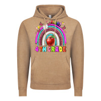 Vintage Coffee 4 th  grade Vintage Hoodie - BundleAndBundleShop
