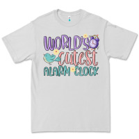 Dove Grey world's cutest alarm clock Premium Tee - MaliasSmallBusiness